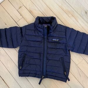 Patagonia Kids Navy Blue Puffer Jacket